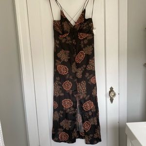 Free People Button Front maxi dress